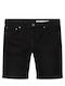 Herren Denim Shorts Schwarz 11969