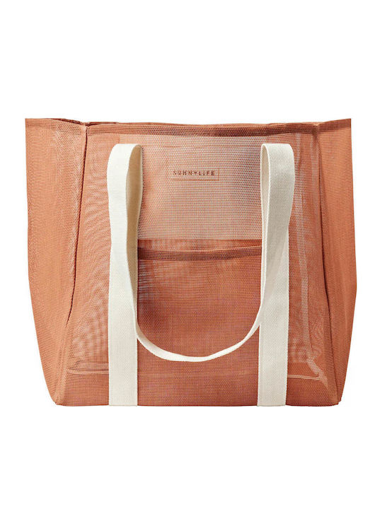 Sunnylife Geantă De Plajă Din Material Textil Portocalie
