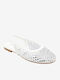 Damen Ballerinas Weiße