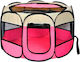 Value Imports Dog Park in Pink Colour 91 x 91 x 58cm