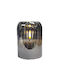 Electric Candle Cortina Led Glass Candle Layer 100/75mm Grey