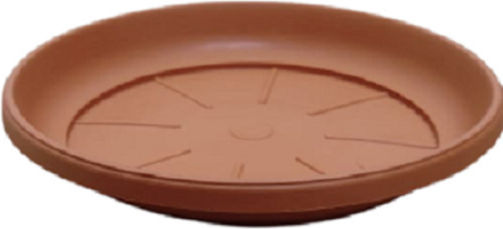 Viomes Farfurie Pentru Floare Din Plastic Maro 32x32cm 244