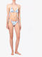 Bikini Dreieck Top Blau