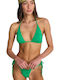Sol Searcher Top Bikini Triangle Summer Green