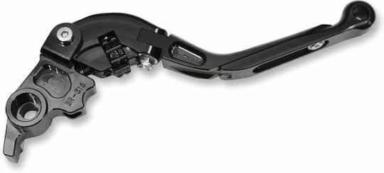 Psr Μανέτα Συμπλέκτη Custom Replacement Gp Folding Αλουμινένια Ρυθμιζόμενη 00-01609-22 Για Yamaha Yzf-r6 600 99-19 Μαύρο