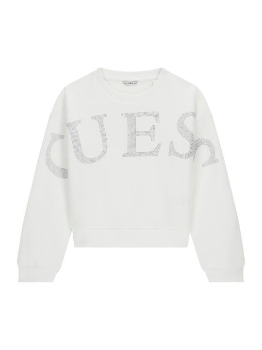 Guess Детски Суичър Pure White Active