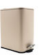 TnS Hotel Slim Metallic Bathroom Bin Soft Close 5l Yellow
