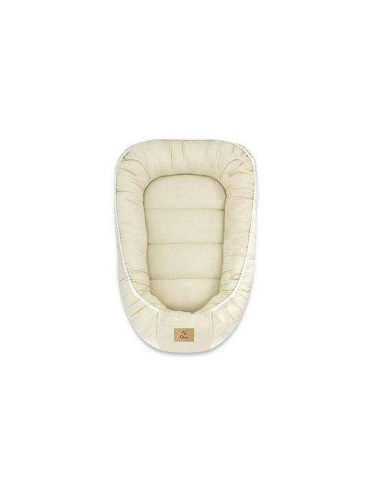 Qmini Perna Pentru Bebelusi Tip Cuib Warm Beige 55x75cm