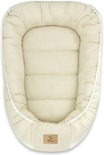 Qmini Perna Pentru Bebelusi Tip Cuib Warm Beige 55x75cm