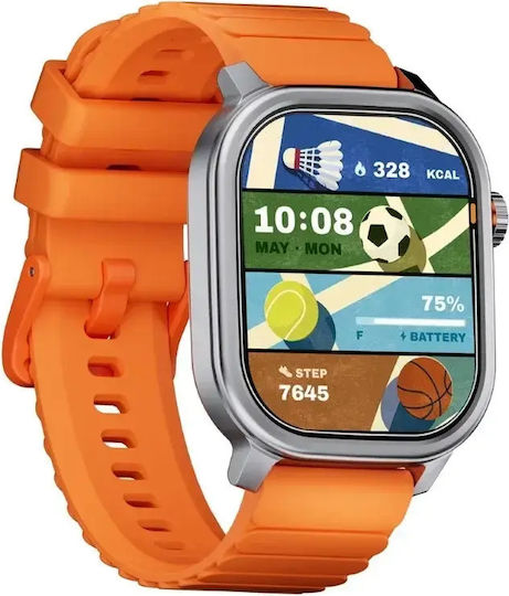 Kospet Pulse Aluminium Smartwatch με Παλμογράφο (Ασημί)
