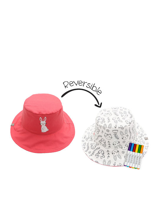 24home.gr Παιδικό Καπέλο Bucket Ροζ