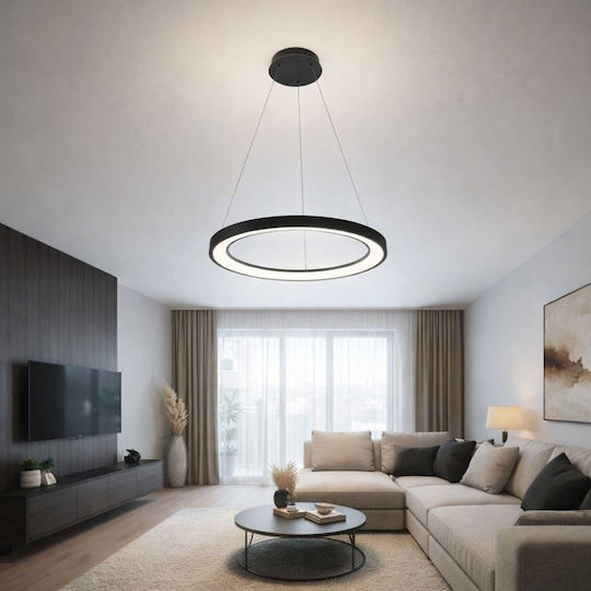 Led Φωτιστικό Οροφής Κρεμαστό Alexa-p Φ50cm 55watt Cct Μαύρο Viv005256 Led Φωτιστικό Οροφής Κρεμαστό Alexa-p Φ50cm 55watt Cct Μαύρο Viv005256