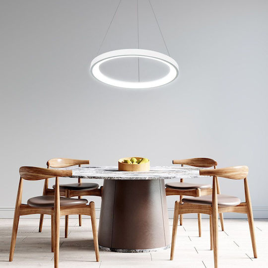 Led Φωτιστικό Οροφής Κρεμαστό Alexa-p Φ50cm 55watt Cct Λευκό Viv005255 Led Φωτιστικό Οροφής Κρεμαστό Alexa-p Φ50cm 55watt Cct Λευκό Viv005255