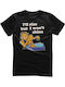 Tricou Garfield I'll Rise But I Won't Shine Negru Unisex