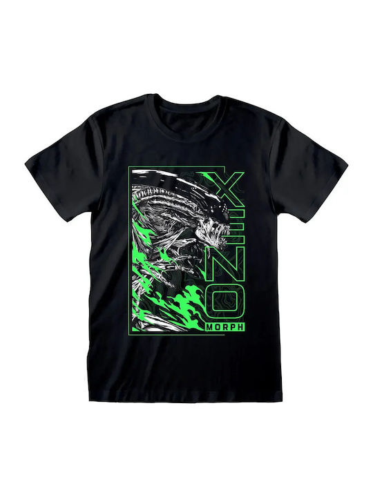 Alien Xenomorph Printed Blouse Black Ali10313tsb