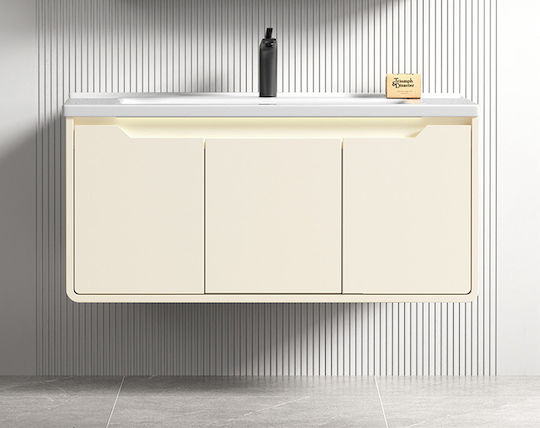 Martin Πάγκος με Νιπτήρα Μ90xΒ49xΥ45cm Soft Lemon