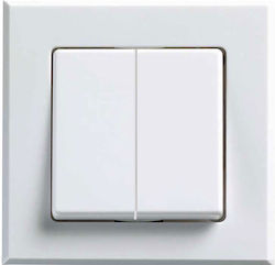 Buton German Dublu Trend Alb 10A