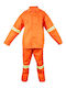 Work Coverall Reflective No.3XL 85-95kg Finder 198585