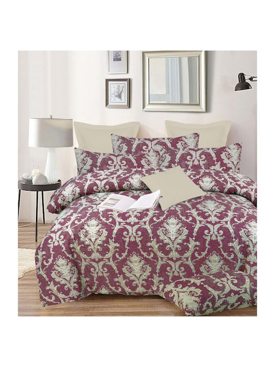 Lahour Set Coverlets Double Red 220x240cm 3 Pieces