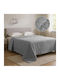 Isadore Lorraine Single Gray Light Coverlet 160x240cm