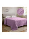 Isadore Lorraine Double Coverlet Lilac 220x240cm