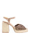 Yfasmátina Damen Sandalen Beige