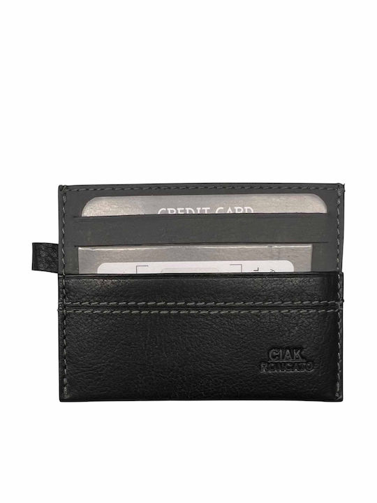 Ciak Roncato Δερμάτινο Ανδρικό Πορτοφόλι Καρτών με RFID Μαύρο Ciak Roncato Δερμάτινο Ανδρικό Πορτοφόλι Καρτών με RFID Μαύρο