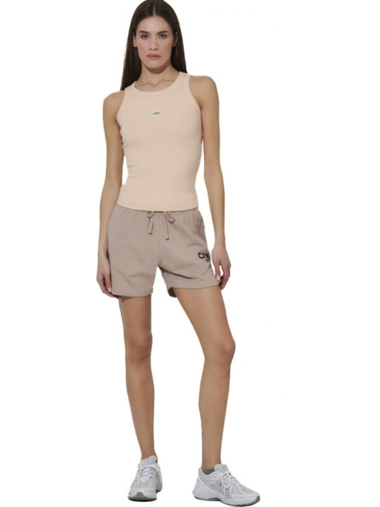 Body Action Women's Activewear Shorts Brown