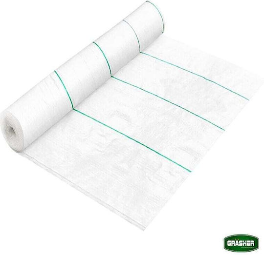 Nylon Ground Cover Agro Textile White Grasher 1x10m 95g