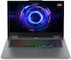 Lenovo LOQ 17IRX10 17.3" IPS FHD 165Hz (i7-13650HX/16GB/1TB SSD/GeForce RTX 5060/No OS) Luna Grey (US Keyboard)