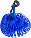 Spiral Garden Hose 7.5m Watering Gun Blue