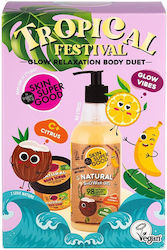 Organic Shop Tropical Festival Hautpflege-Set für Körperreinigung Organic Shop Tropical Festival Hautpflege-Set für Körperreinigung
