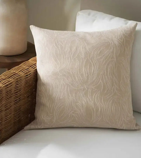 Gofis Home Pillow Case Delia Natural Ecru 50x50cm Gofis Home Pillow Case Delia Natural Ecru 50x50cm
