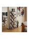 Bookcase Orunta Black 40x26.5x125cm