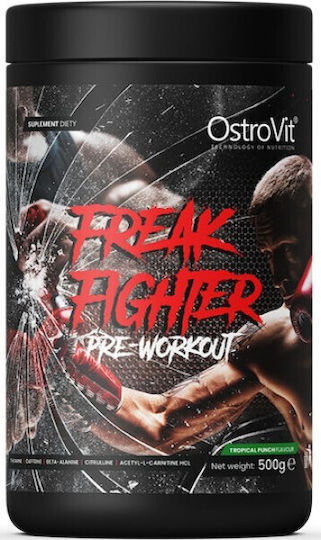 OstroVit Freak Fighter Συμπλήρωμα Pre Workout 500gr Tropical Punch