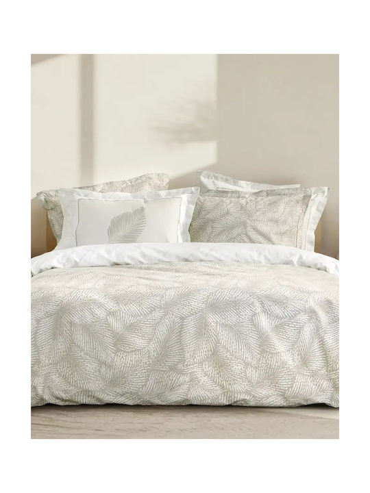 Nima Σετ Μαξιλαροθήκες Oxford Coconut 52x72εκ.