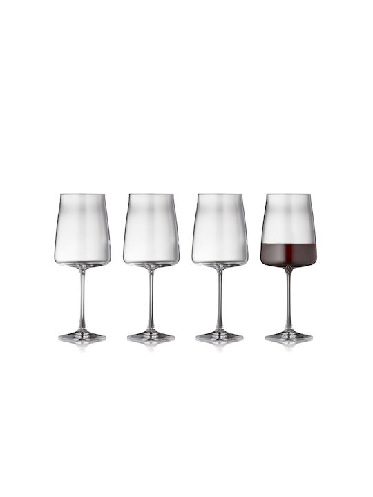 Lyngby Glass Set Glasses for White and Red Wine Made of Crystal Goblets 540ml 4 Pieces