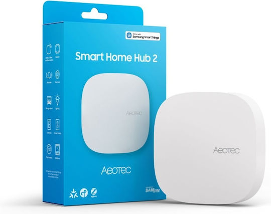 Aeotec Hub Smart Hub Z-Wave Wi-Fi Bluetooth Zigbee Thread Compatible with SmartThings