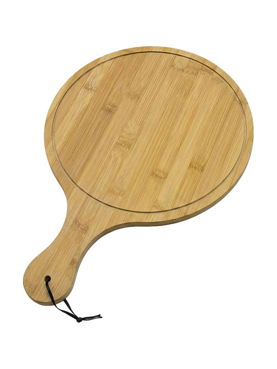 Bamboo Plăci De Servire Pentru Pizza Din Lemn 50x35x1cm 3 Bucăți