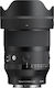 Sigma Full Frame Φωτογραφικός Φακός 35mm f/1.4 DG II Art Wide Angle για Sony E Mount Μαύρος