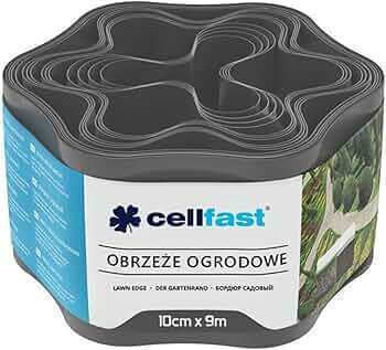 Cellfast Μπορντούρα Κήπου σε Γκρι Χρώμα