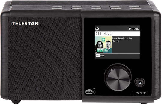 TELESTAR DIRA M11i+ Tischplatte Radio Elektrisch DAB+ mit Bluetooth Schwarz