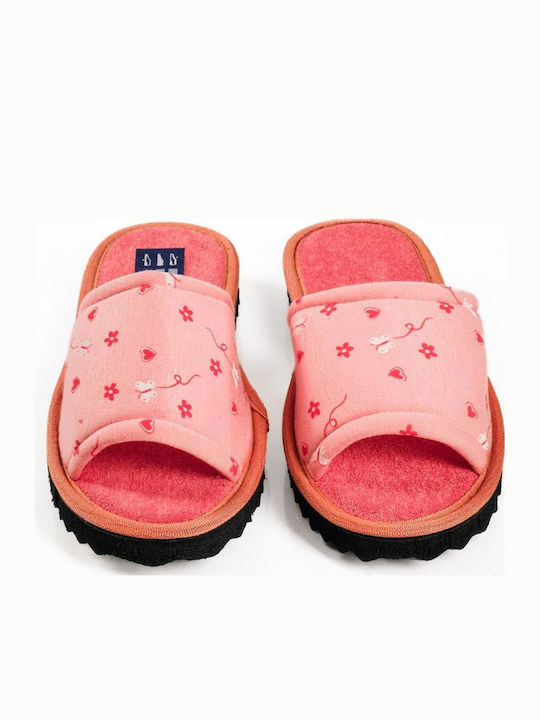 The Shoemart Terry Damen Hausschuhe Rosa