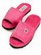 Terry Damen Hausschuhe Fuchsie