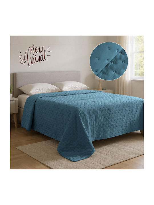 Isadore Lorraine Extra Single Blue Navy Coverle...