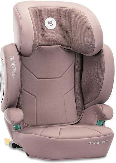 Lorelli GrowGo Καθισματάκι Αυτοκινήτου High-back Booster i-Size με Isofix Pink