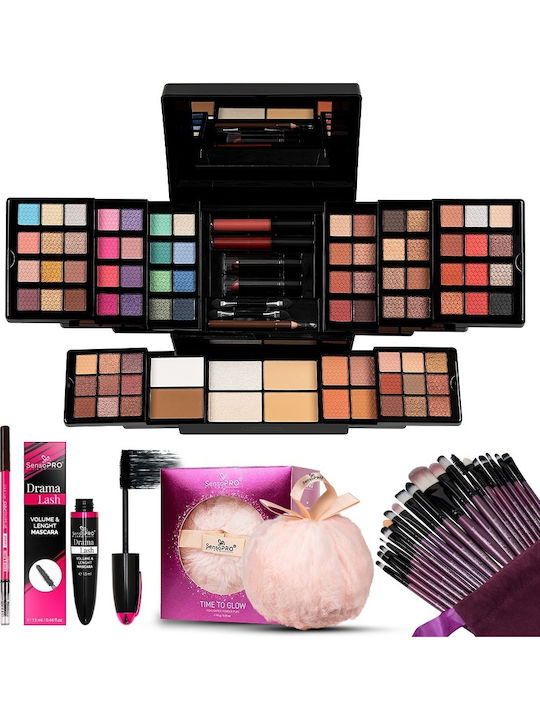 Glam Makeup Set Box Sensopro Milano + Gifts