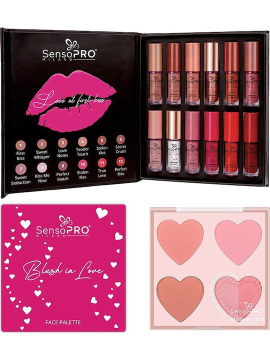 Set Beauty Combo Blush Kiss Sensopro Milano