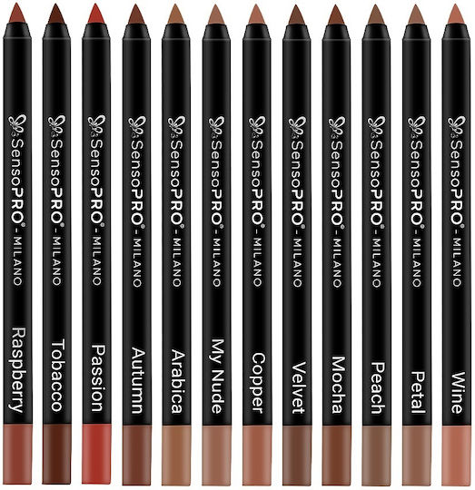 Set 12 Kiss Box Lip Pencils Sensopro Milano