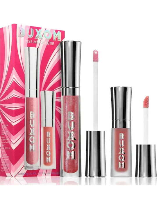 Buxom Kiss Me Sweetie Комплект За Обемни Устни Подаръчен Комплект Цвят Розово Бежово Buxom Kiss Me Sweetie Комплект За Обемни Устни Подаръчен Комплект Цвят Розово Бежово